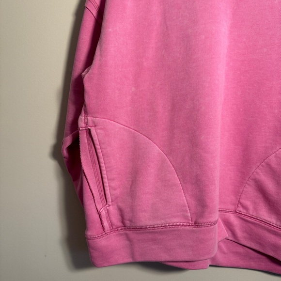 NWT Free People Movement Metti Crew Neck Oversized Sweatshirt Pink Extra Small - Picture 6 of 8